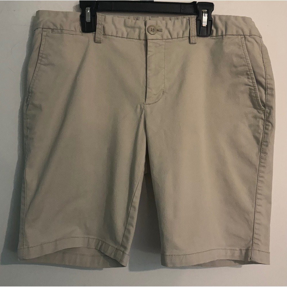 Gap Womens Sz 10 Khakis by Gap City 10 Inch Bermuda Shorts Casual Summer Classic